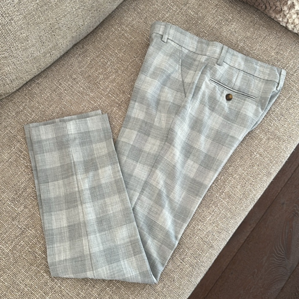 Appaman stretchy Mod London gray check suit - Picture 5 of 8